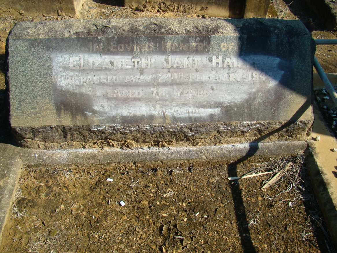 HAILE Elizabeth Jane -1944