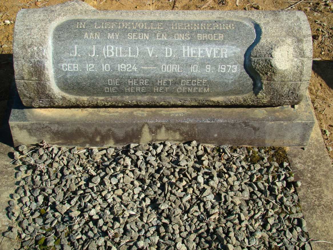 HEEVER J.J., van den 1924-1973
