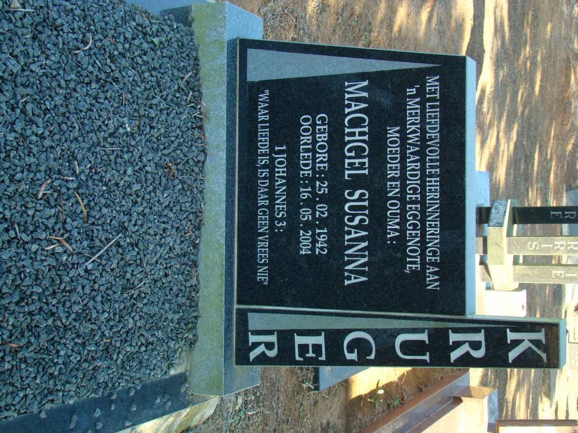 KRUGER Machgel Susanna 1942-2004