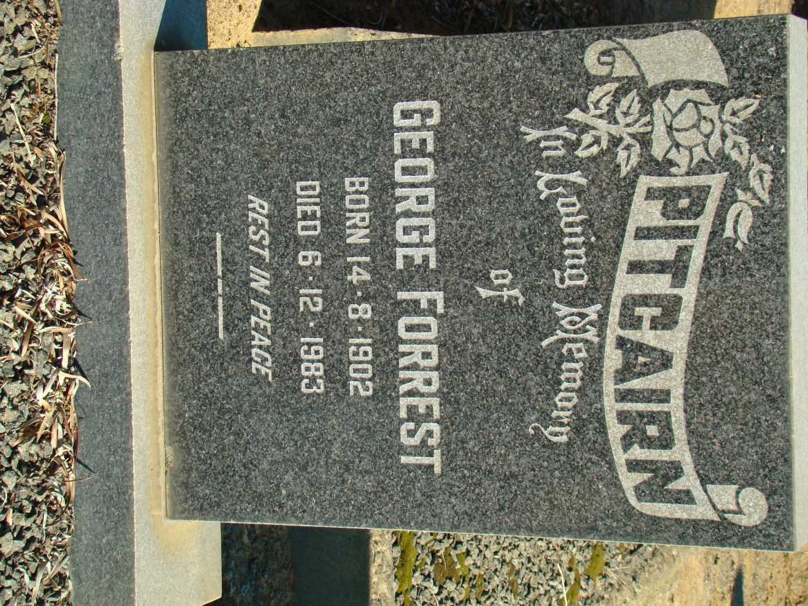 PITCAIRN George Forrest 1902-1983