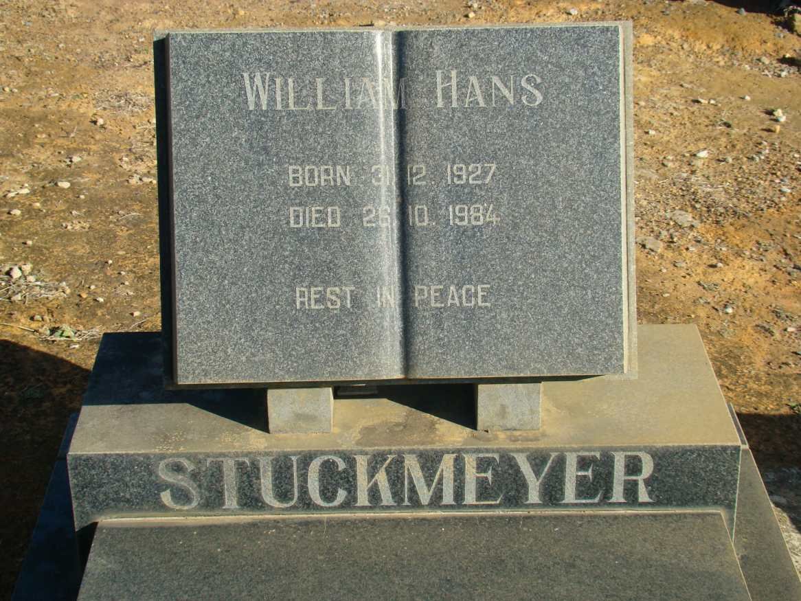 STUCKMEYER William Hans 1927-1984