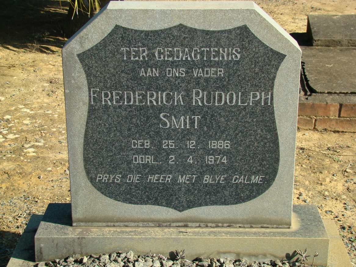 SMIT Frederick Rudolph 1886-1974