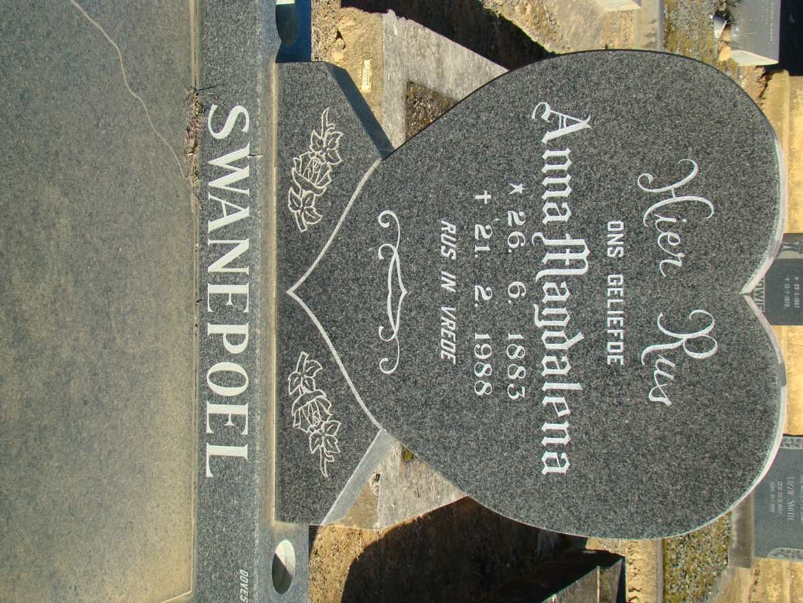 SWANEPOEL Anna Magdalena 1883-1988