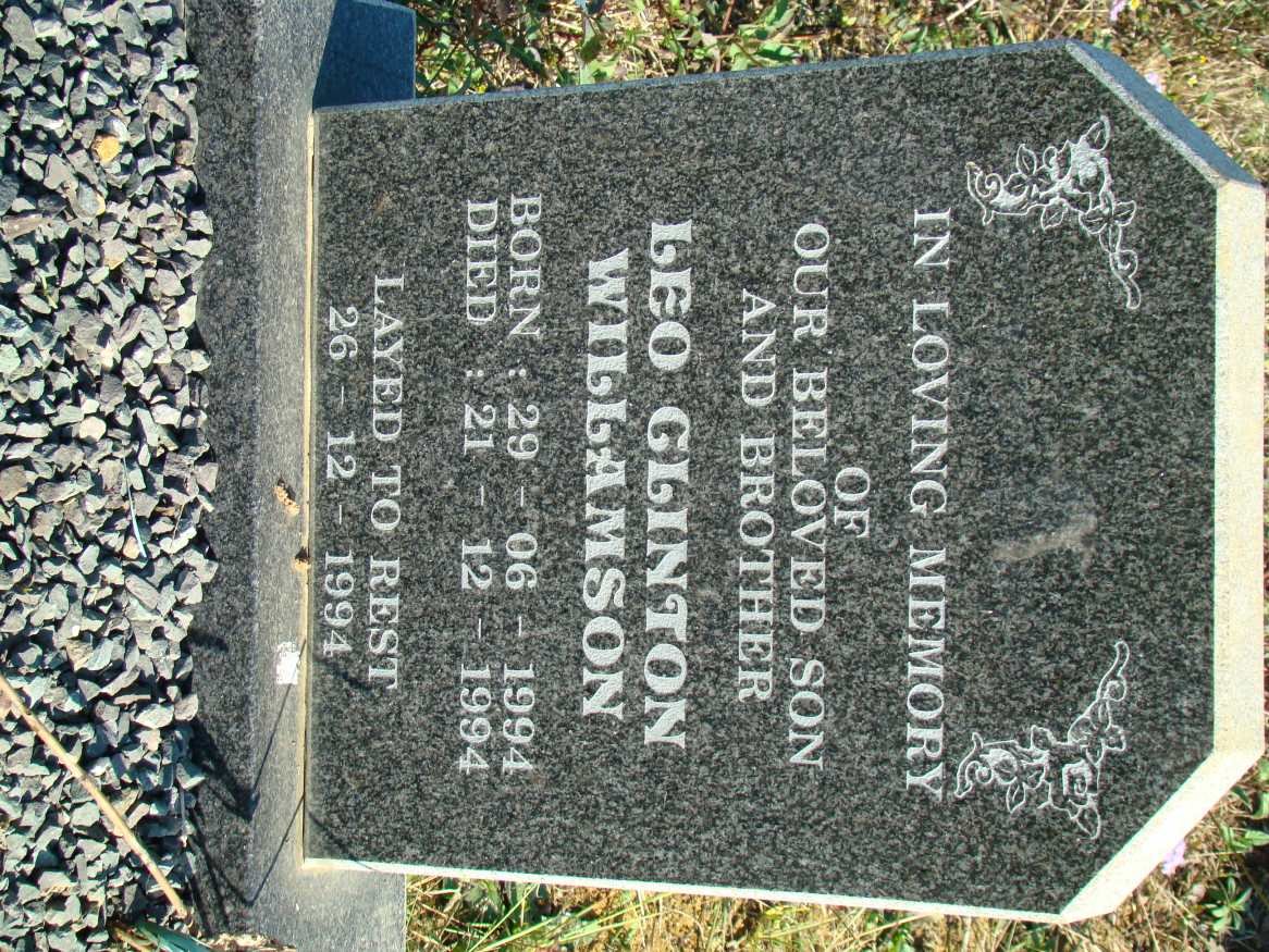 WILLAMSON Leo Clinton 1994-1994