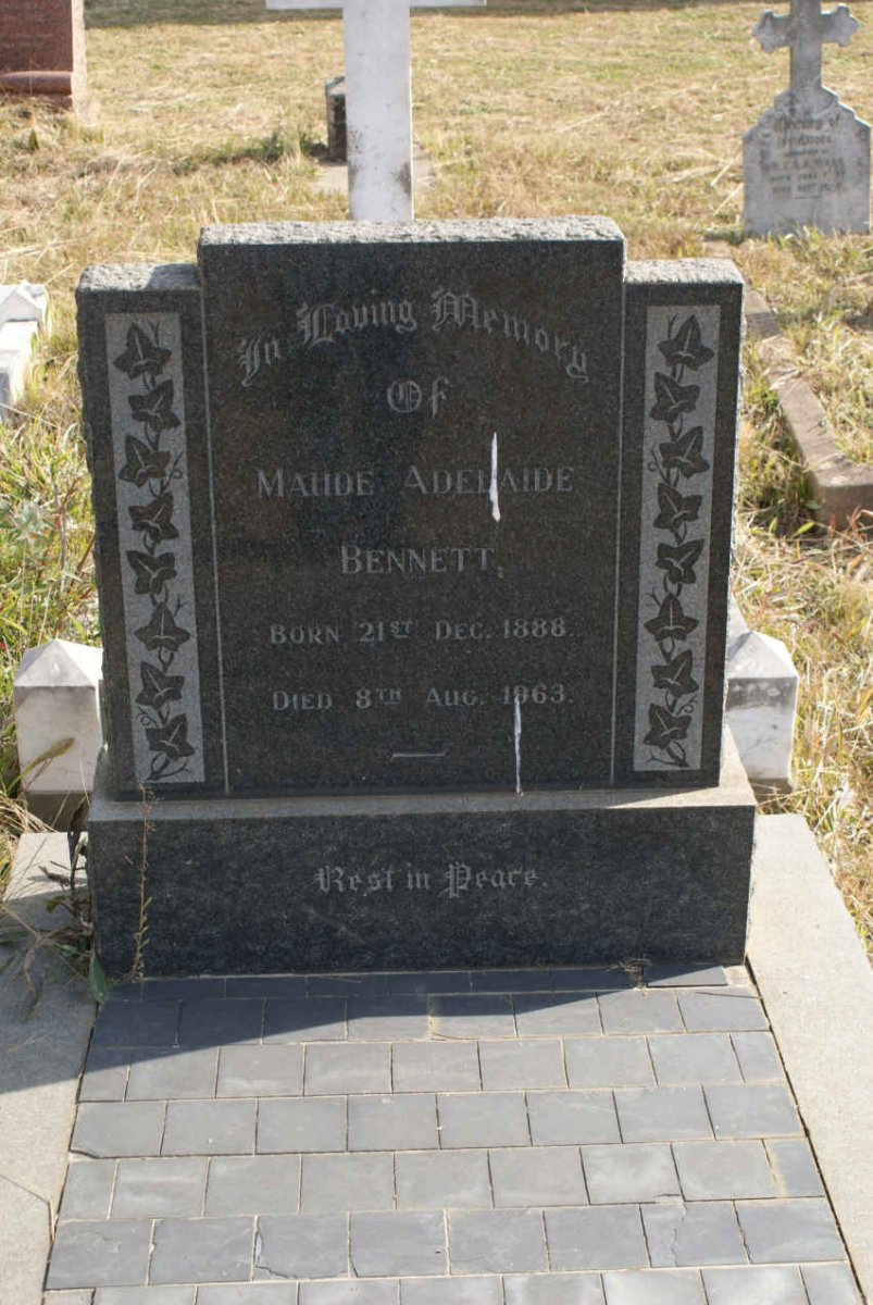 BENNETT Maude Adelaide 1888-1963