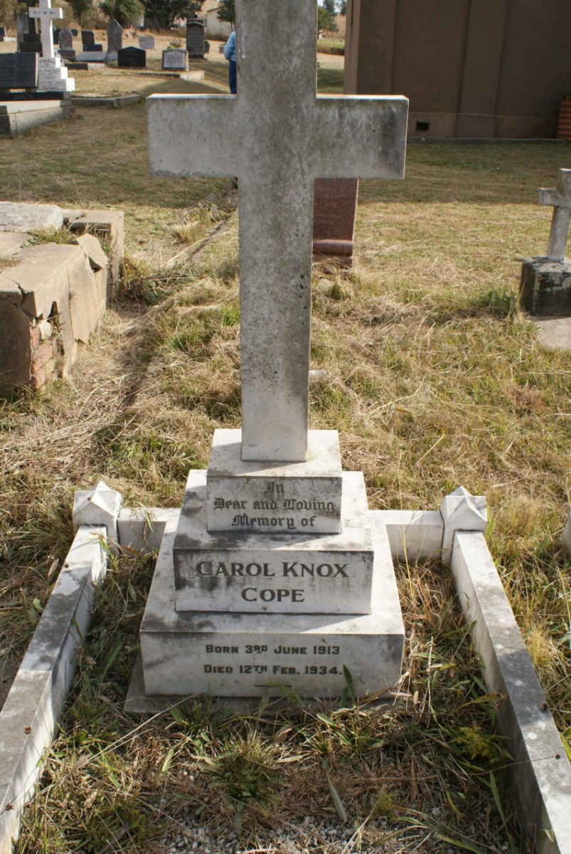 COPE Carol Knox 1913-1934