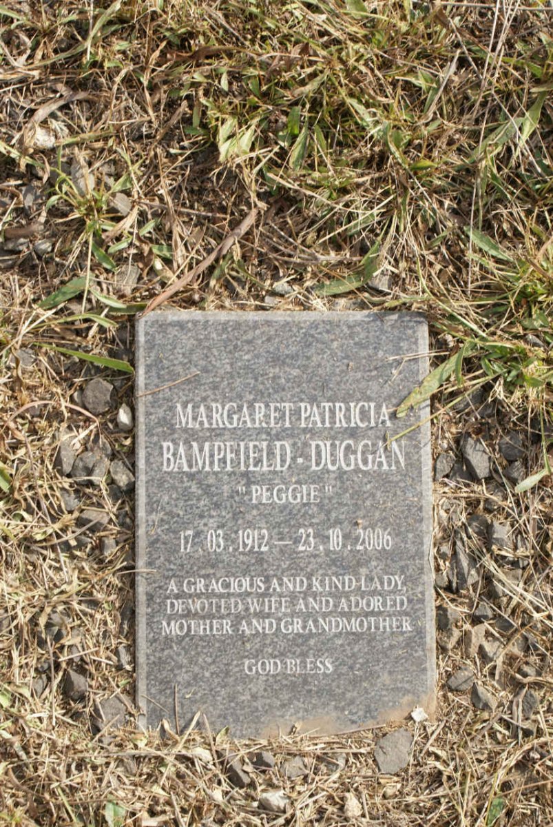 DUGGAN Margaret Patricia, Bampfield 1912-2006