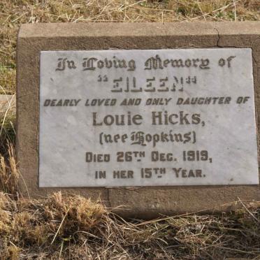 HICKS Eileen -1919