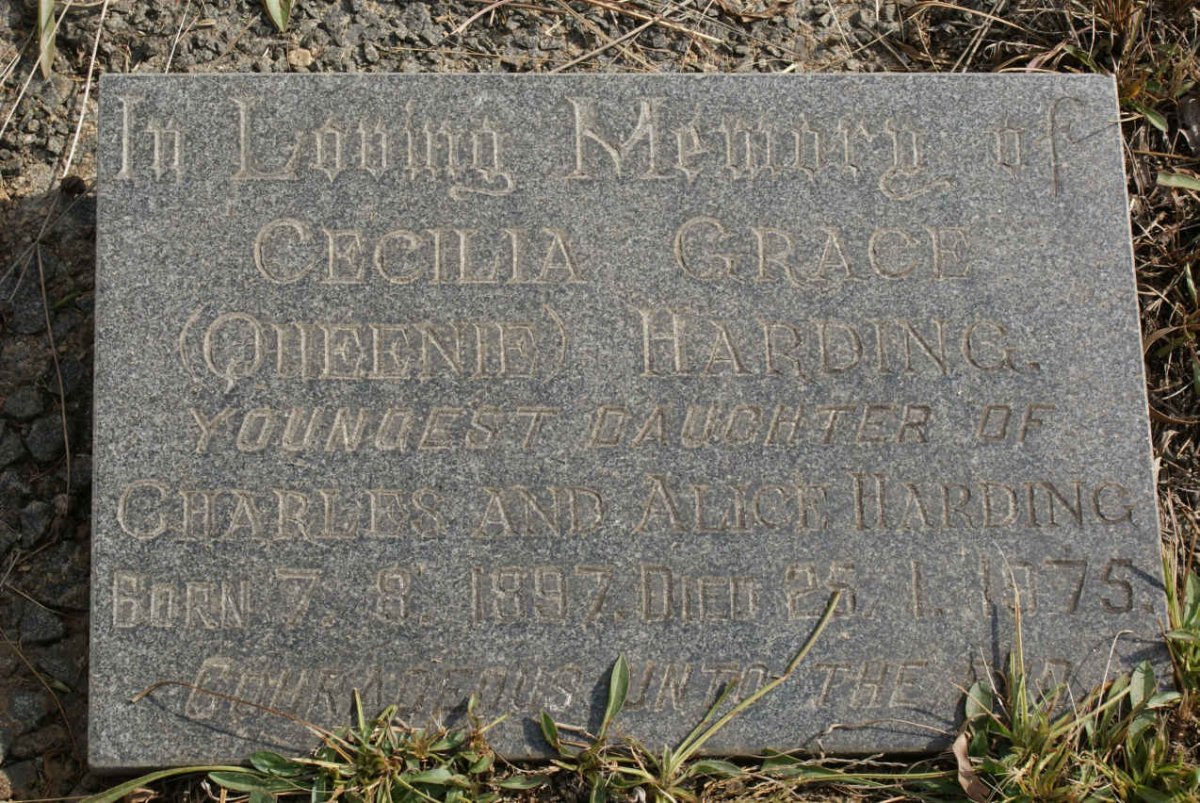 HARDING Cecilia Grace 1897-1975