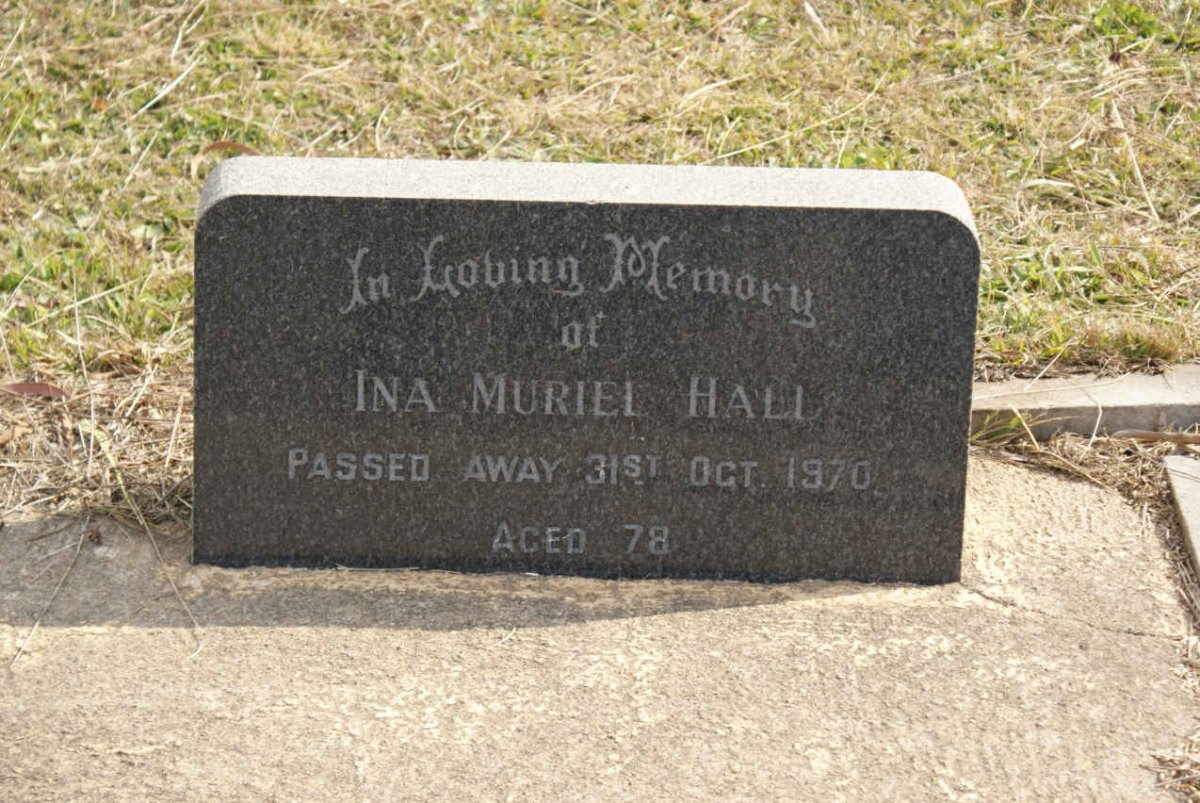 HALL Ina Muriel -1970