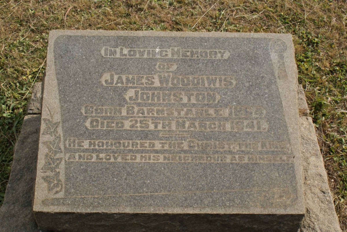 JOHNSTON James Woodiwis 1884-1941