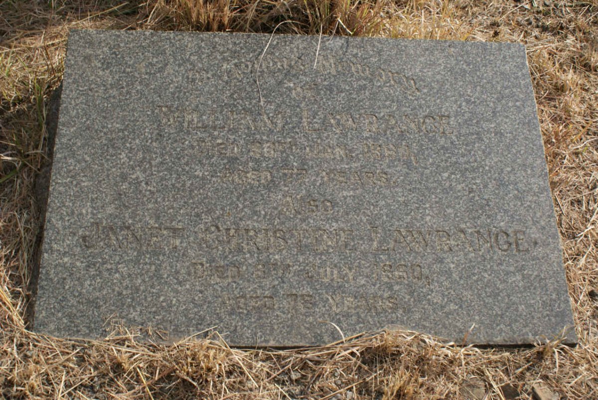 LAWRENCE William &amp; Janet Christine