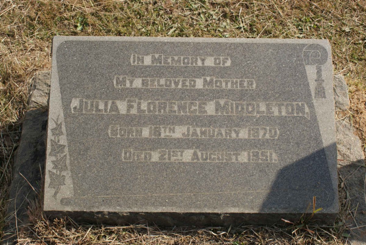 MIDDLETON Julia Florence 1870-1951