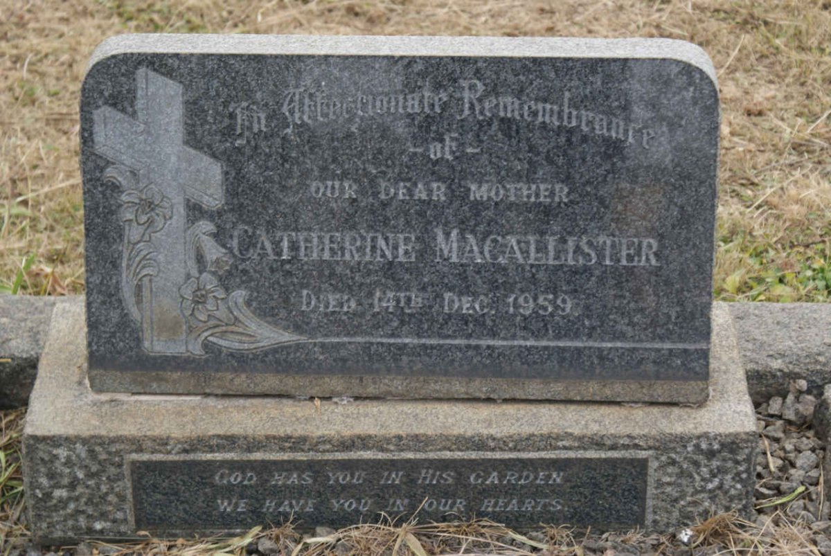 MACALLISTER Catherine -1959