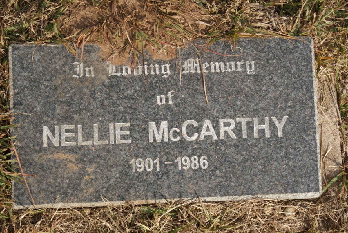 McCARTHY Nellie 1901-1986