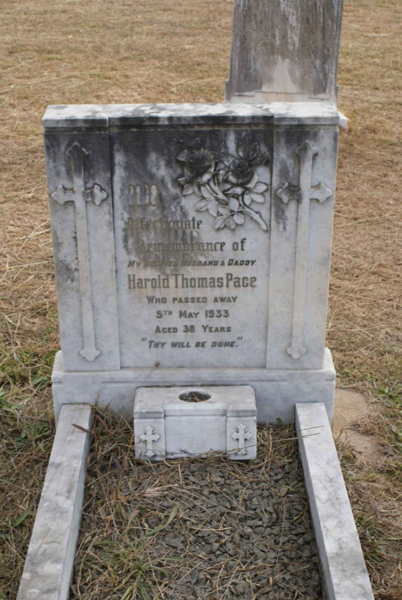 PACE Harold Thomas -1933
