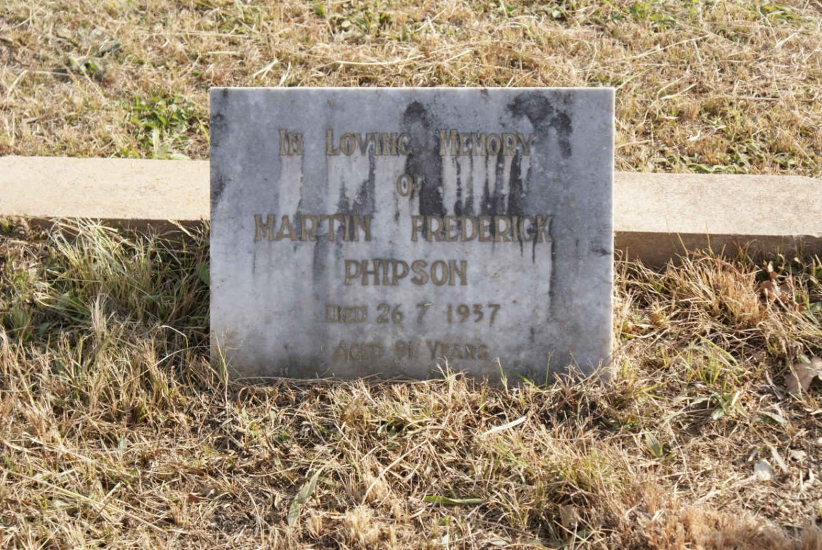 PHIPSON Martin Frederick -1937