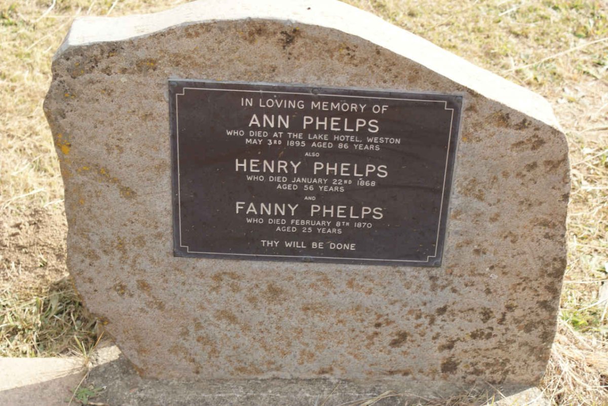 PHELPS Ann -1895 :: PHELPS Henry - 1868 :: PHELPS Fanny -1870