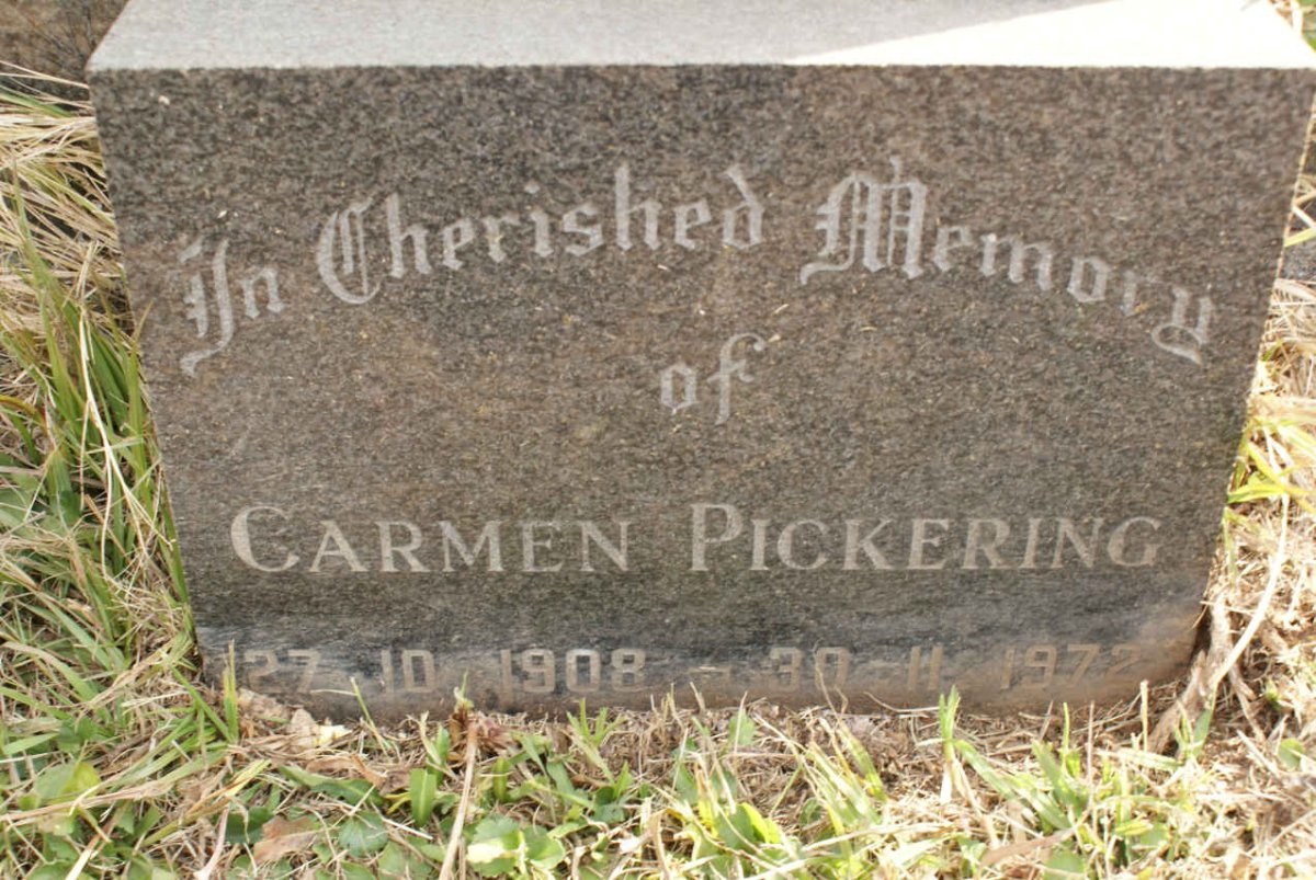 PICKERING Carmen 1908-1972