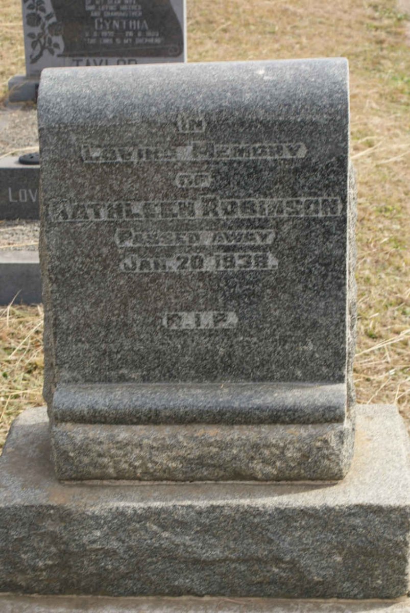 ROBINSON Kathleen -1938