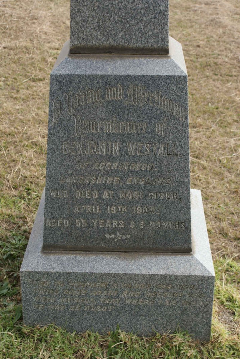 WESTALL Benjamin -1904