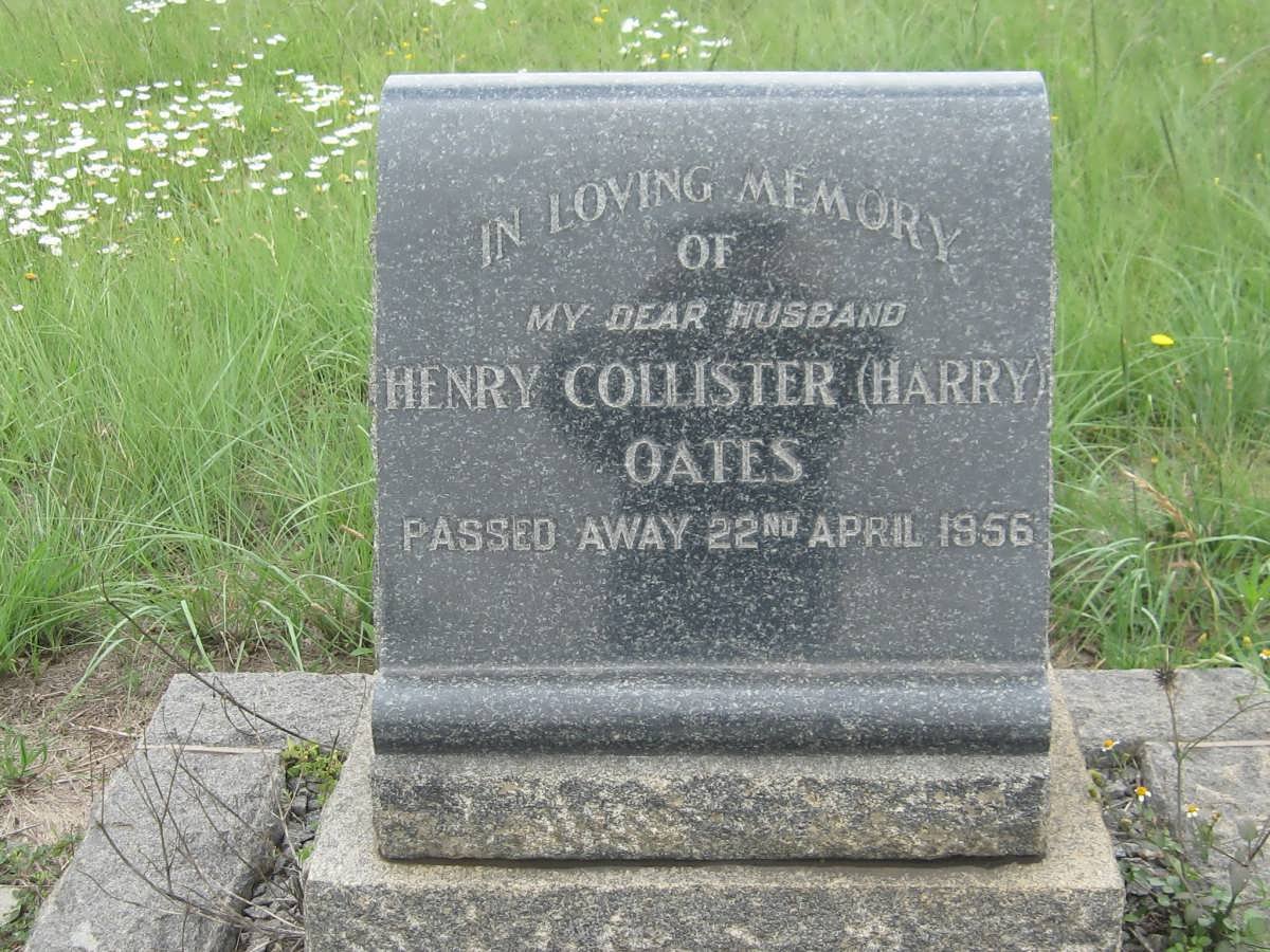 OATES Henry Collister -1956
