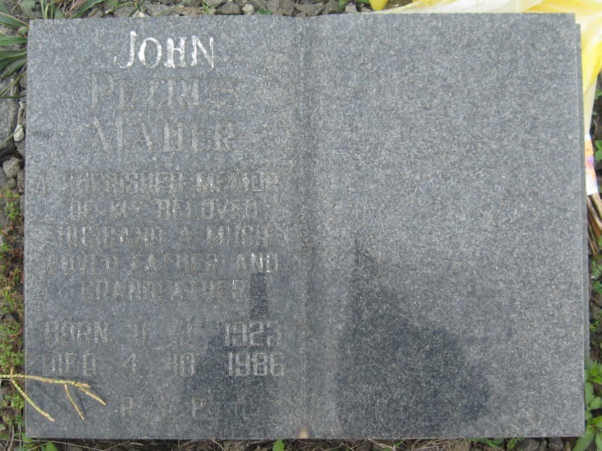 MAHER John Palmer 1923-1986