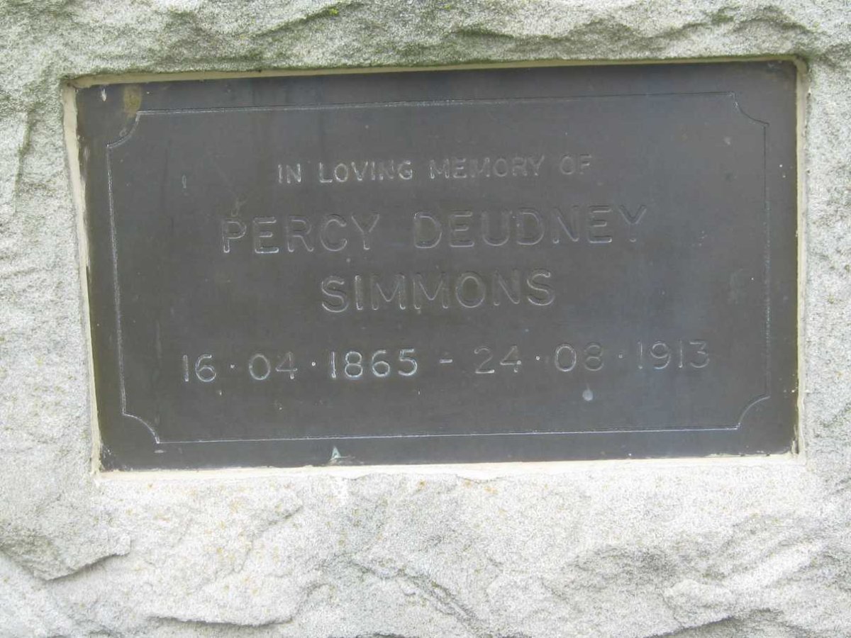 SIMMONS Percy Deudney 1865-1913