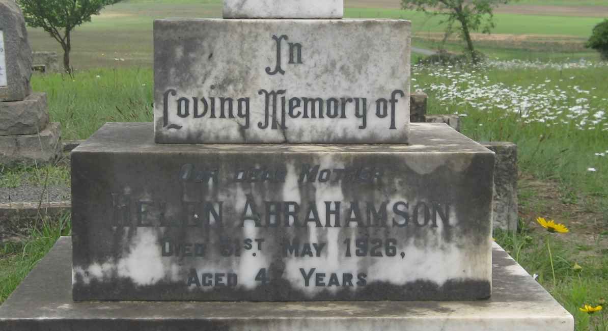 ABRAHAMSON Helen -1926