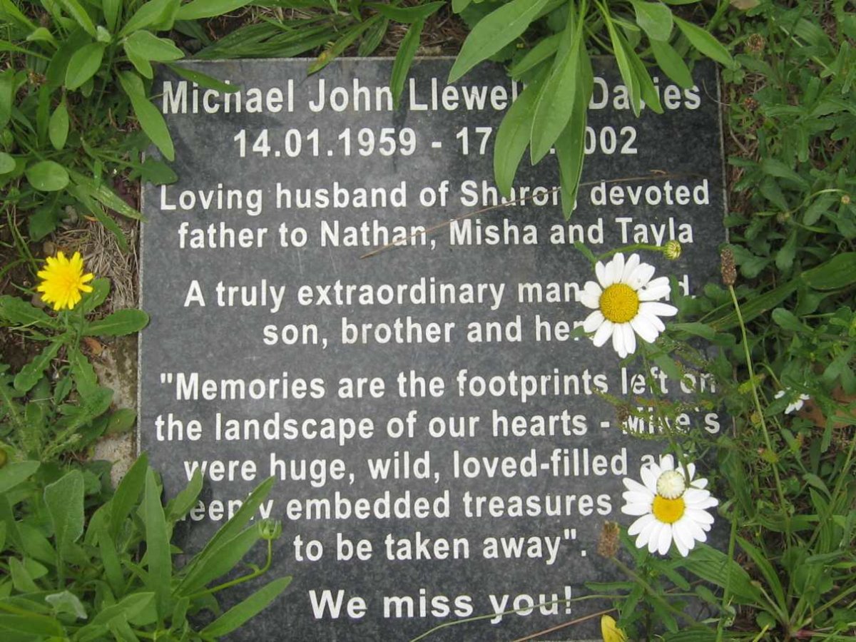 DAVIES Michael John Llewellyn 1959-2002