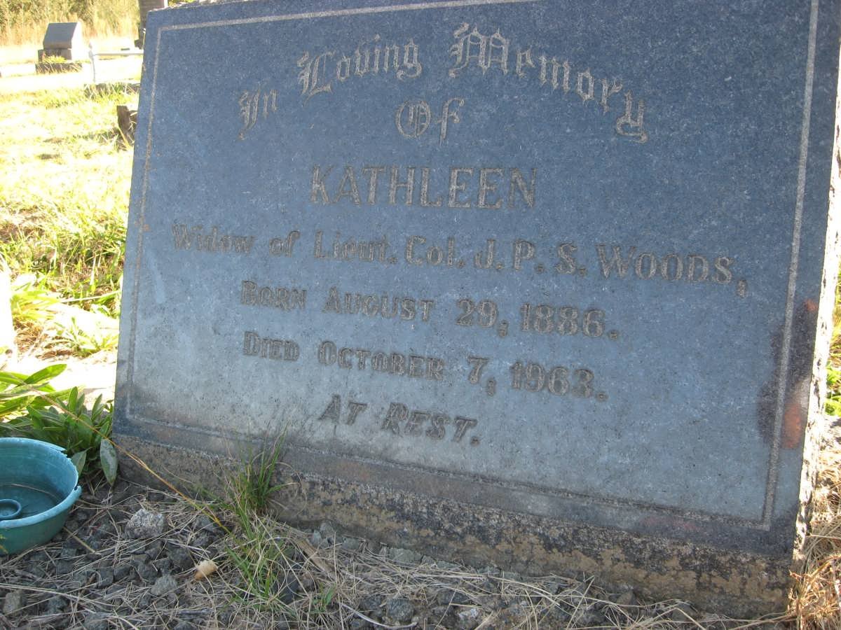 WOODS Kathleen nee TURNER 1886-1963
