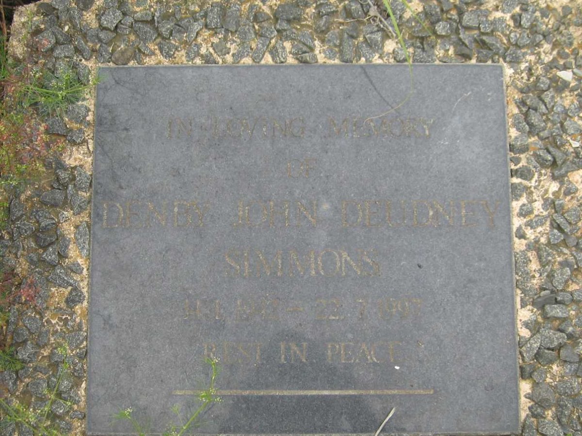 SIMMONS Denby John Deudney ?-1997