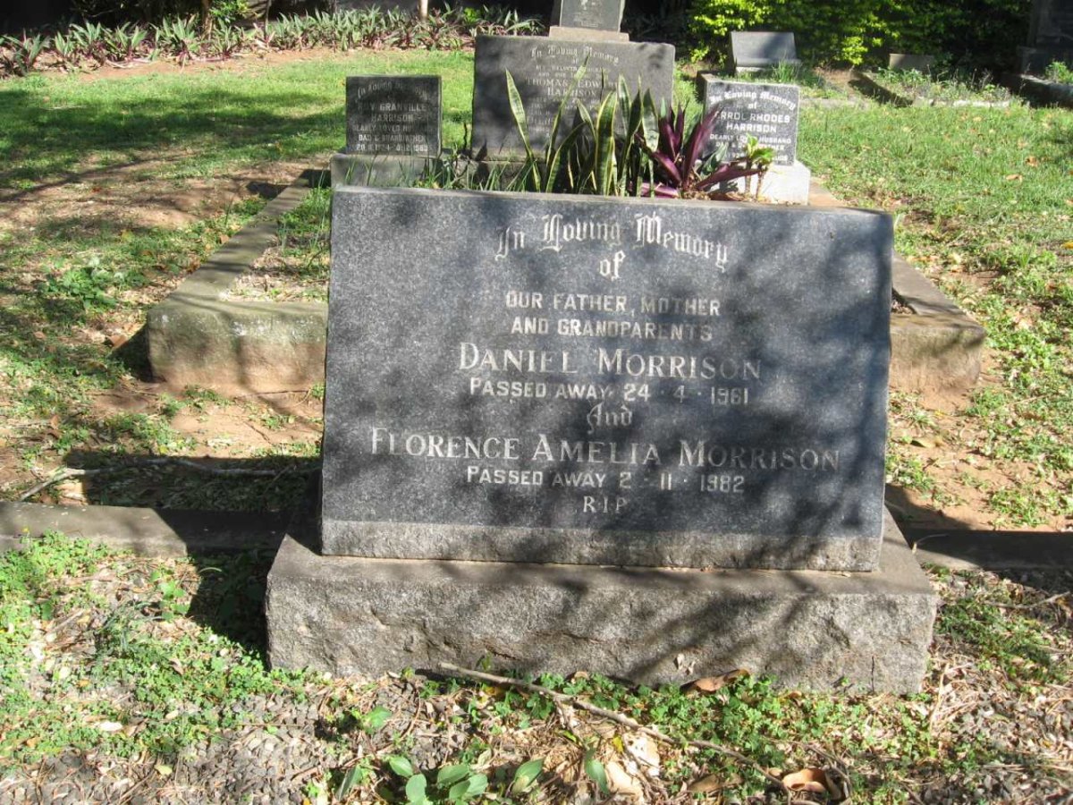 MORRISON Daniel -1961 &amp; Florence Amelia -1982