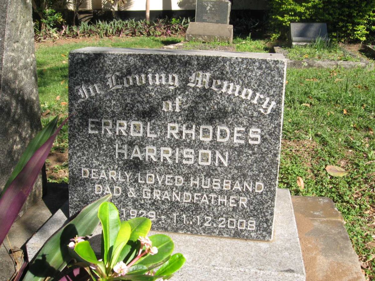 HARRISON Errol Rhodes 1929-2008