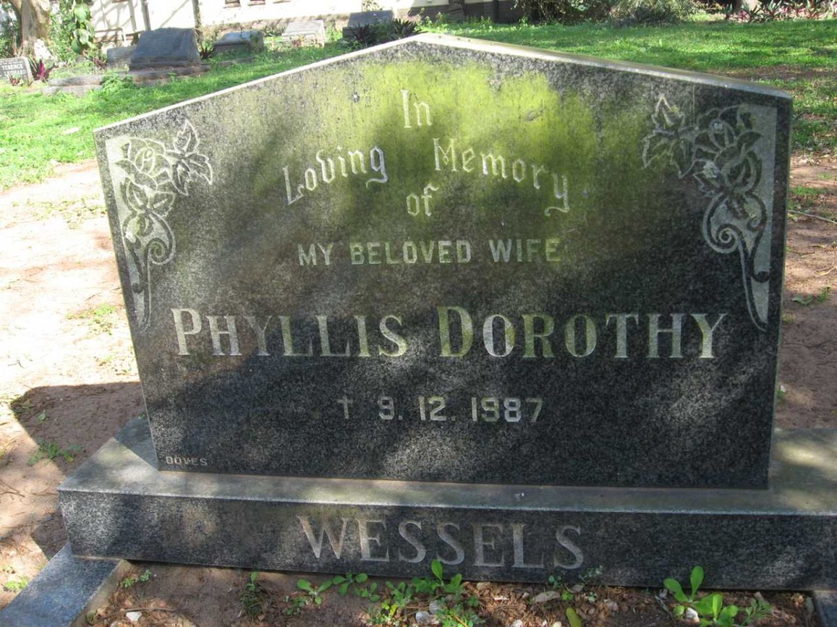 WESSELS Phyllis Dorothy -1987