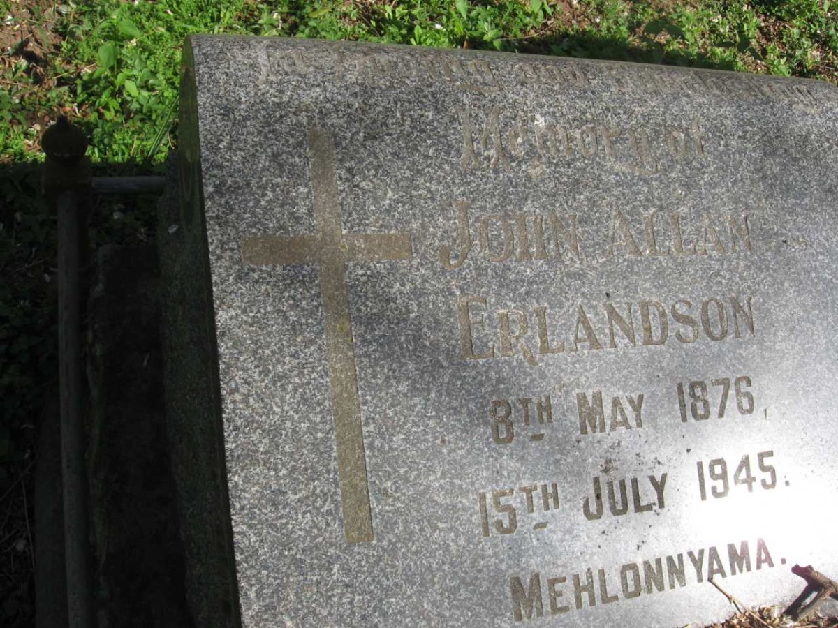 ERLANDSON Johan Allan 1876-1945