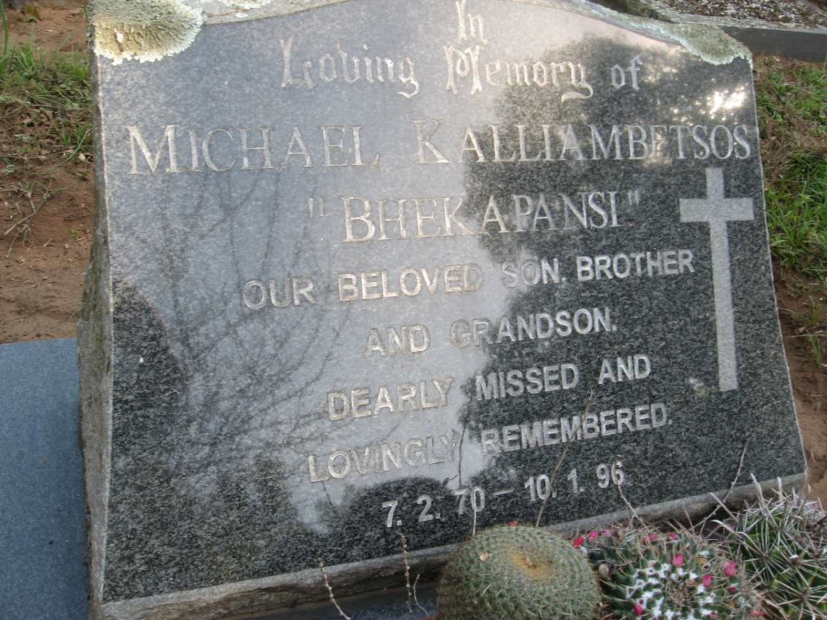 KALLIAMBETSOS Michael 1970-1996