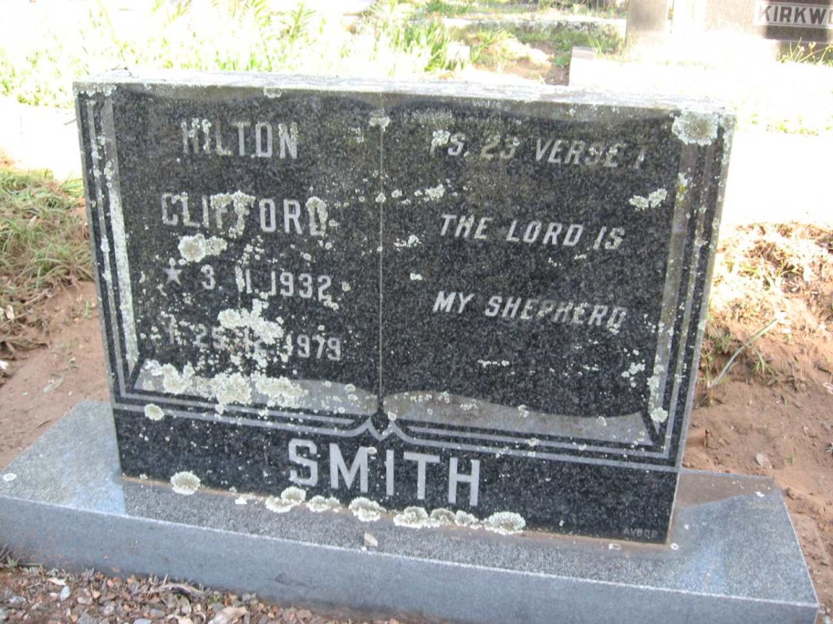 SMITH Hilton Clifford 1932-1979