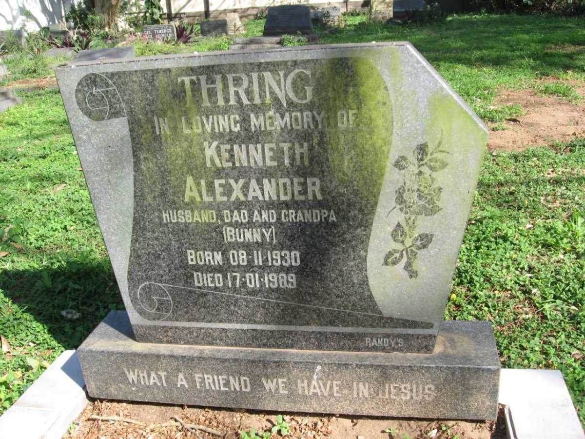 THRING Kenneth Alexander 1930-1989