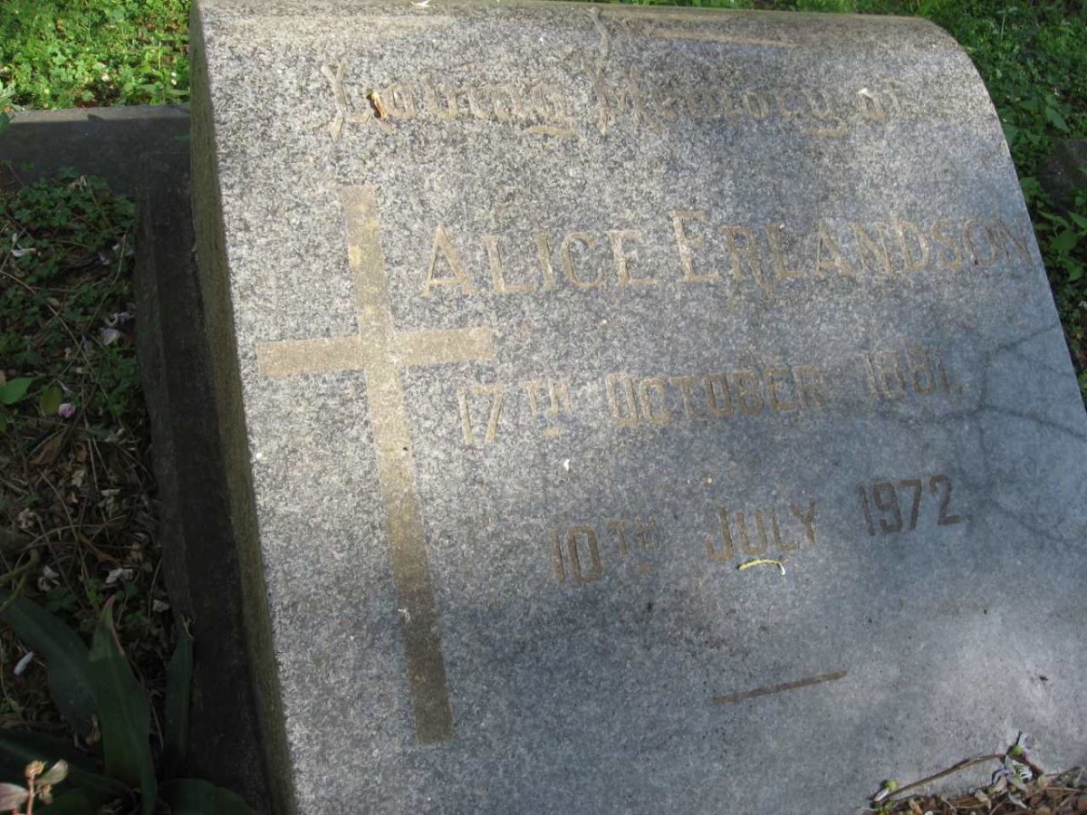 ERLANDSON Alice 1881-1972