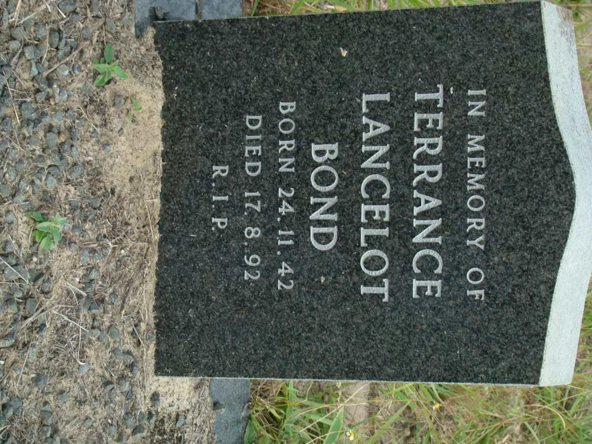 BOND Terrance Lancelot 1942-1992