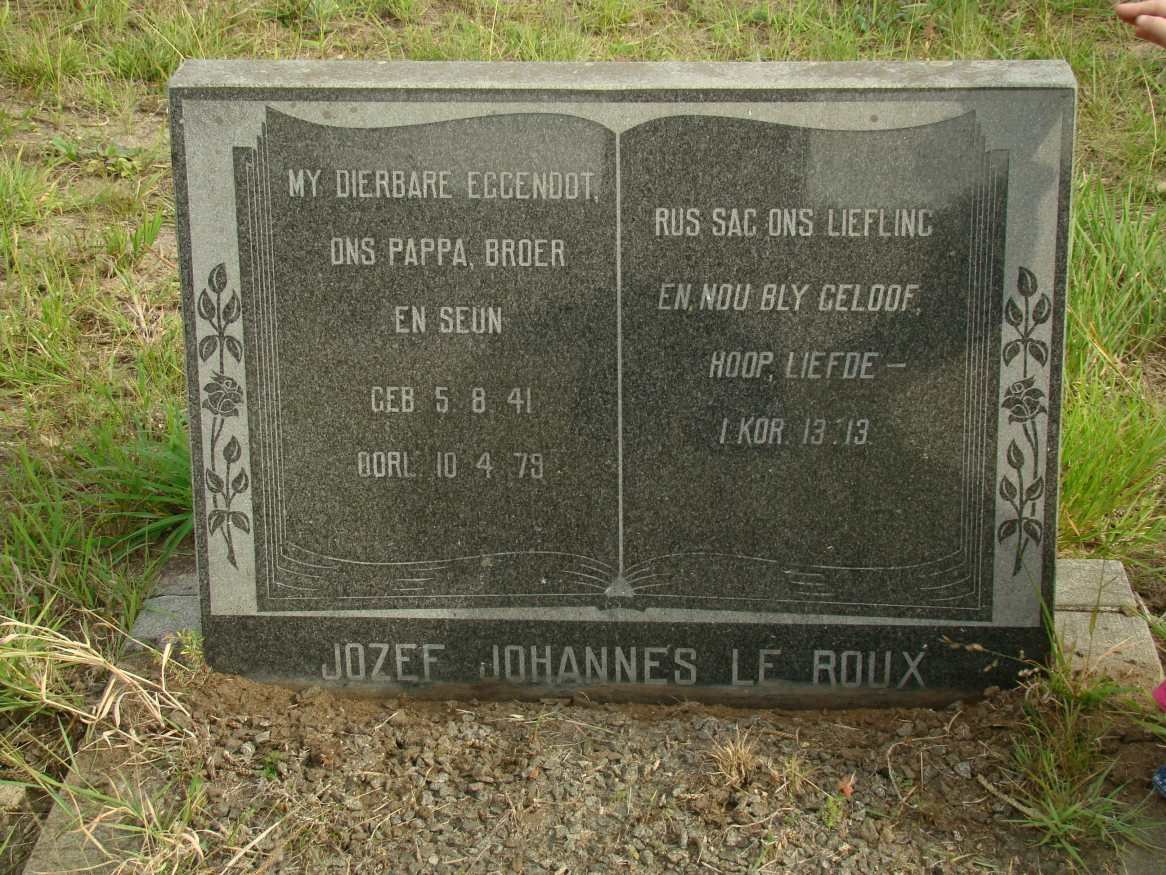 ROUX Jozef Johannes, le 1941-1979