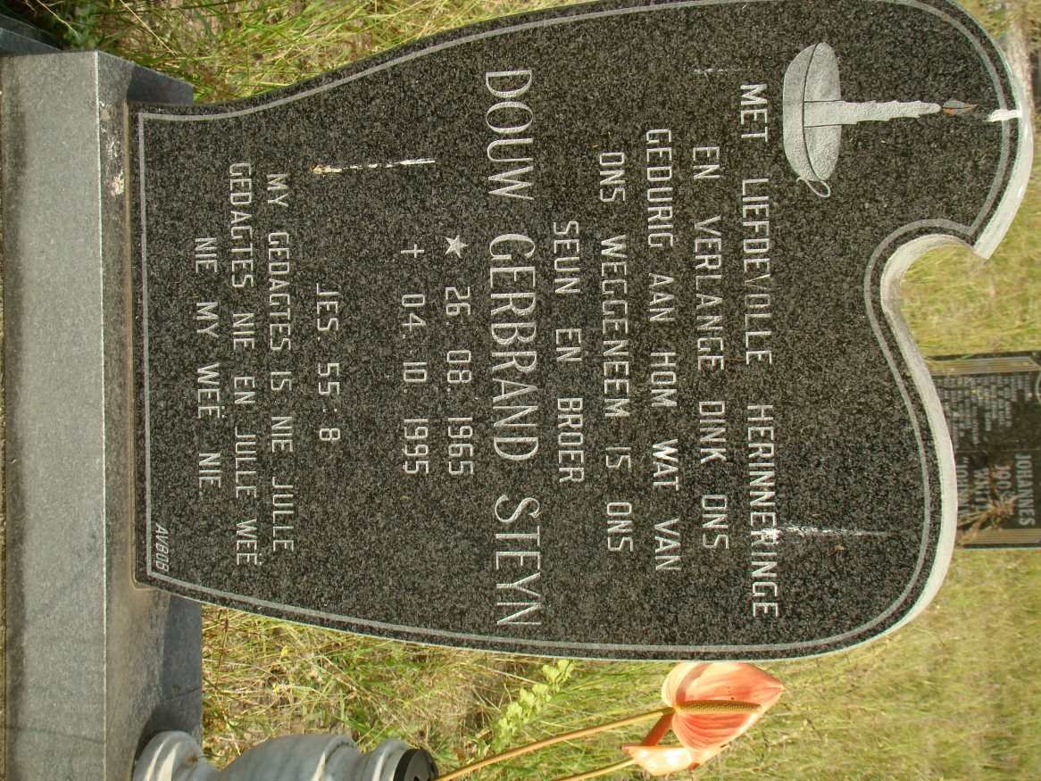 STEYN Douw Gerbrand 1965-1995
