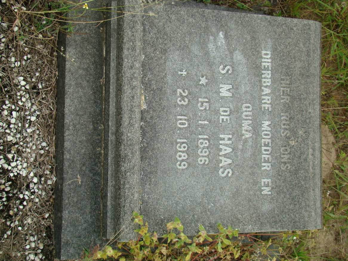 HAAS S.M., de 1896-1989