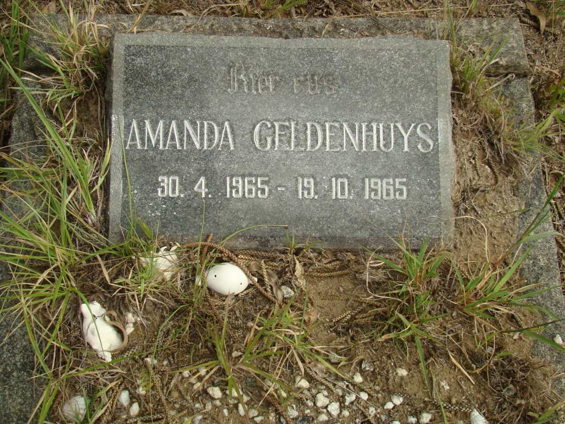 GELDENHUYS Amanda 1965-1965