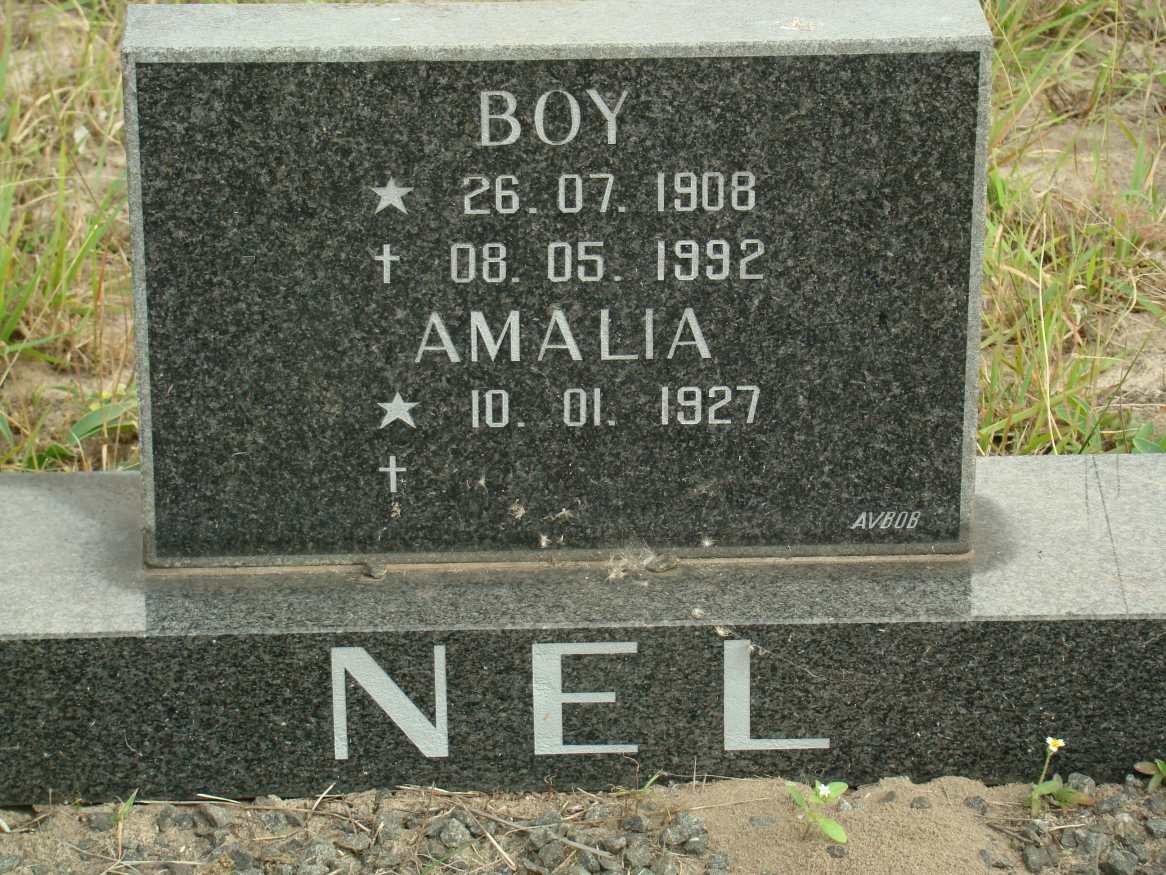 NEL Boy 1908-1992 &amp; Amalia  1927-