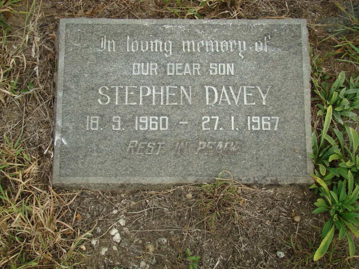 DAVEY Stephen 1960-1967