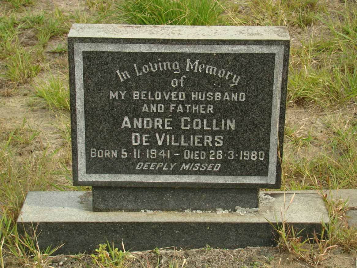 VILLIERS André Collin, de 1941-1980