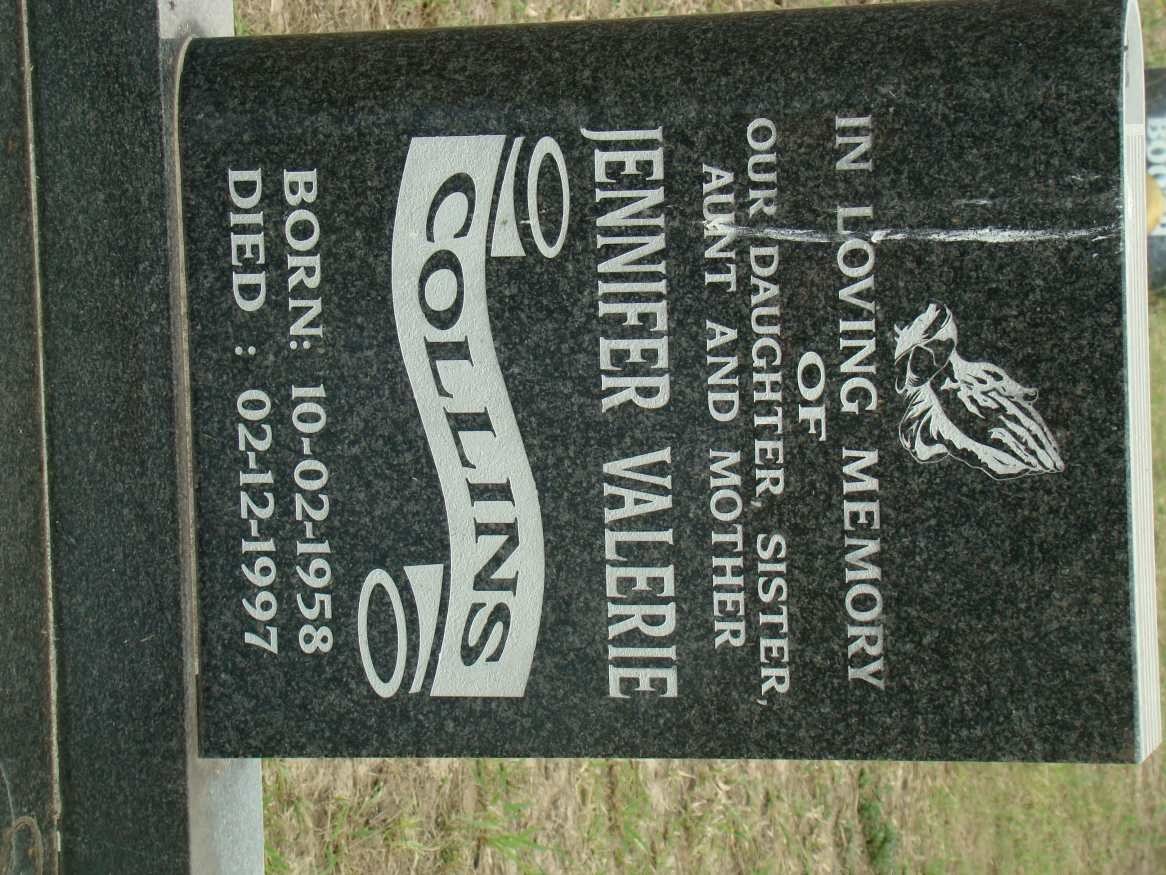 COLLINS Jennifer Valerie 1958-1997