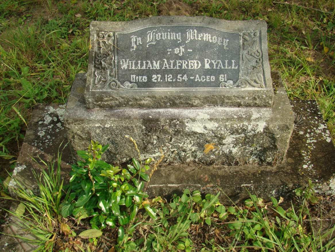RYALL William Alfred  -1954
